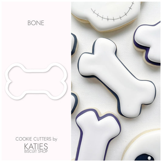bone 3d printed cookie cutter by katies biscuit shop 
