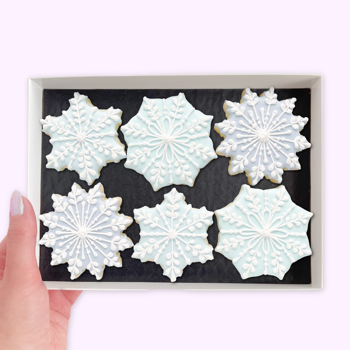 Snowflake Iced Biscuits