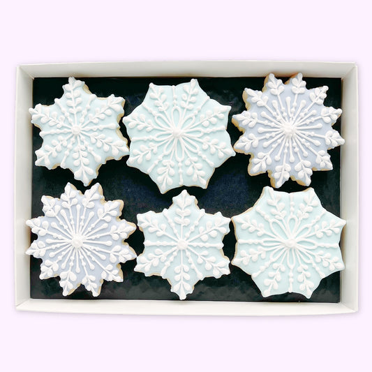 Snowflake Iced Biscuits