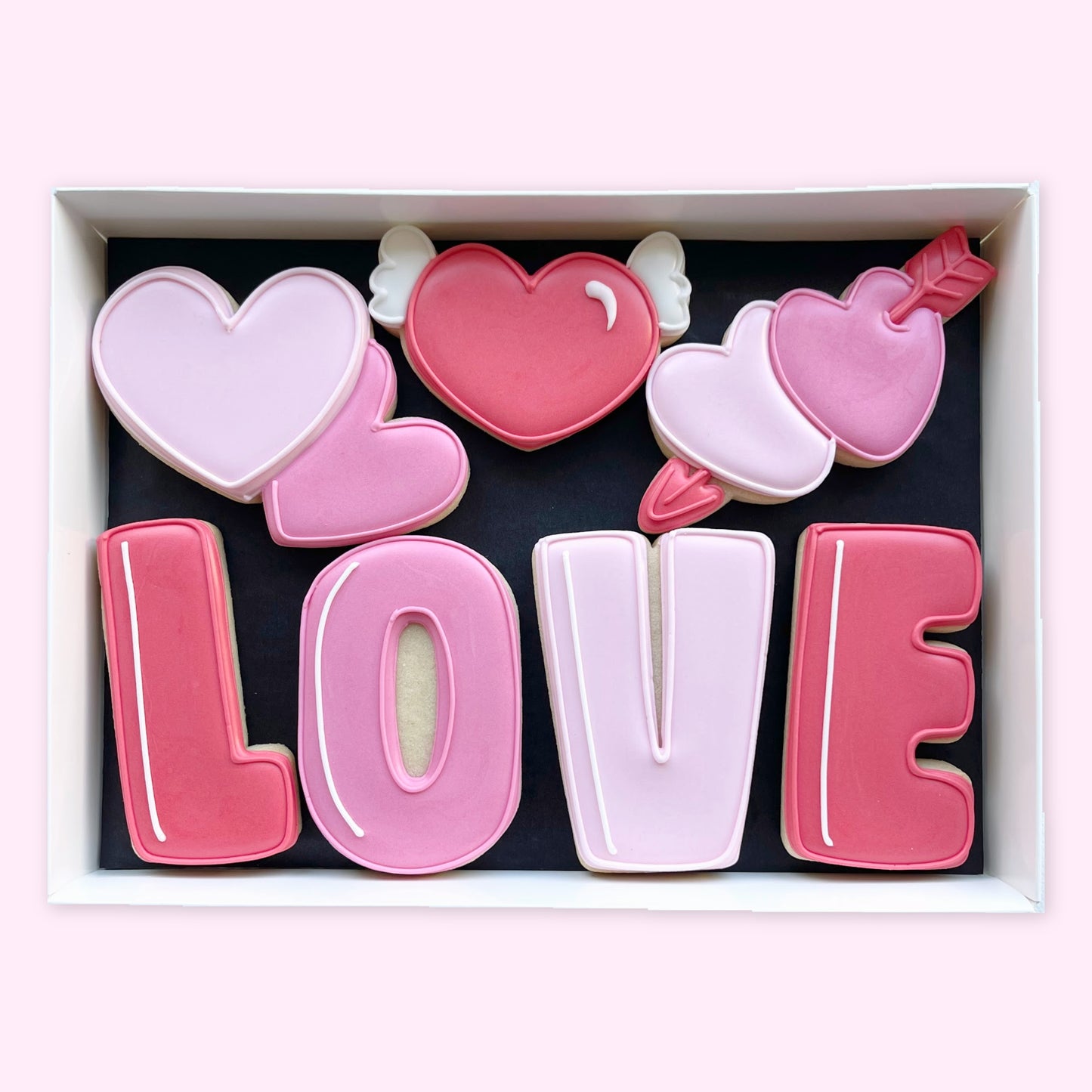 Love Letters Iced Biscuits