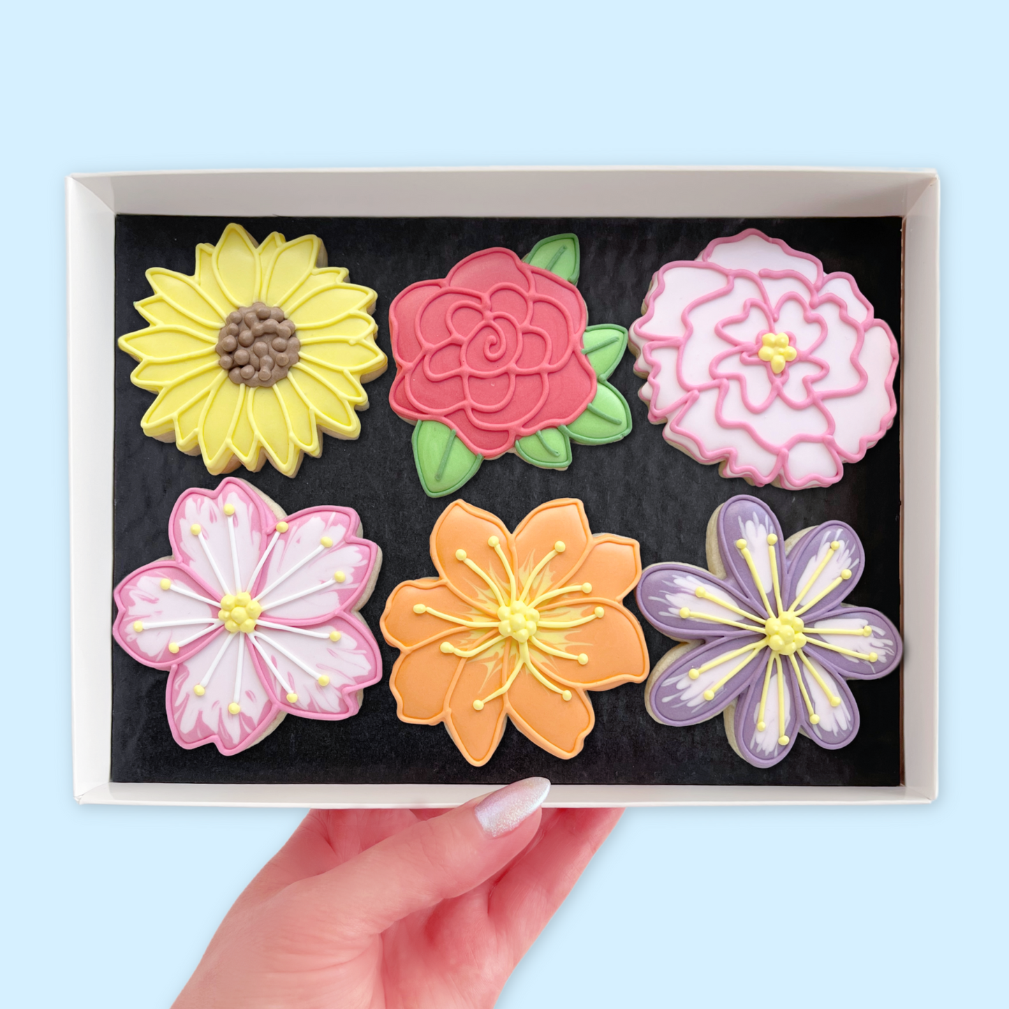 Floral Iced Biscuits