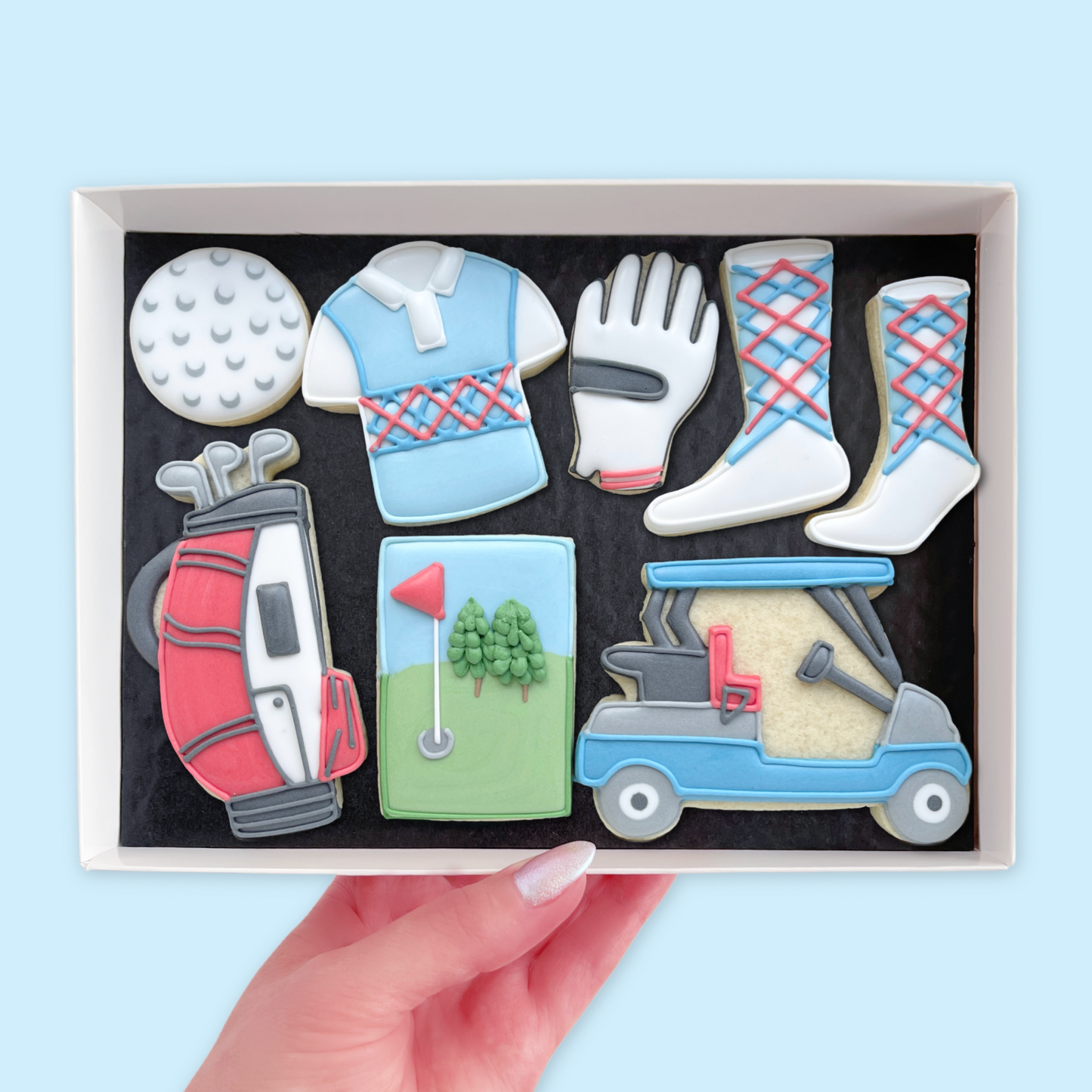 Golf Iced Biscuits
