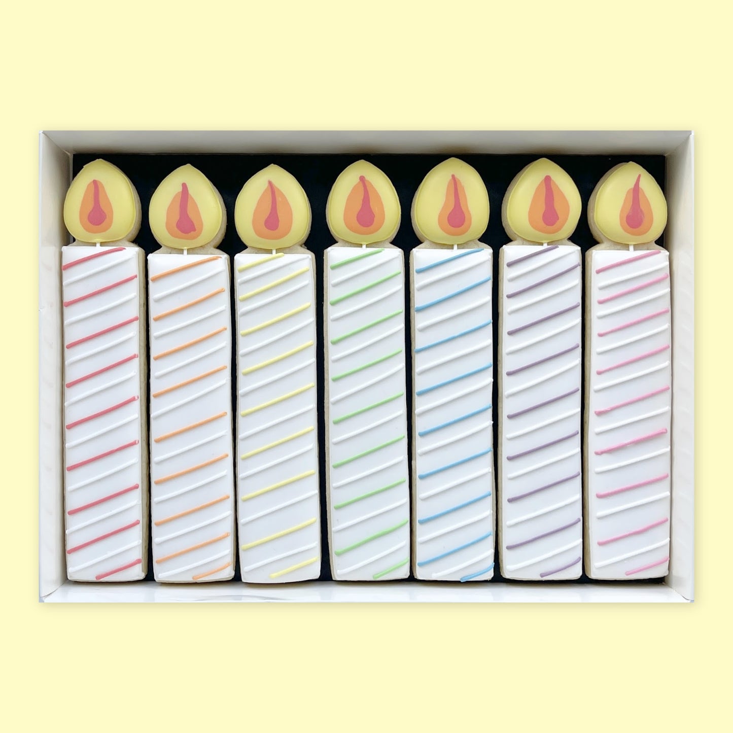 Birthday Candle Iced Biscuits