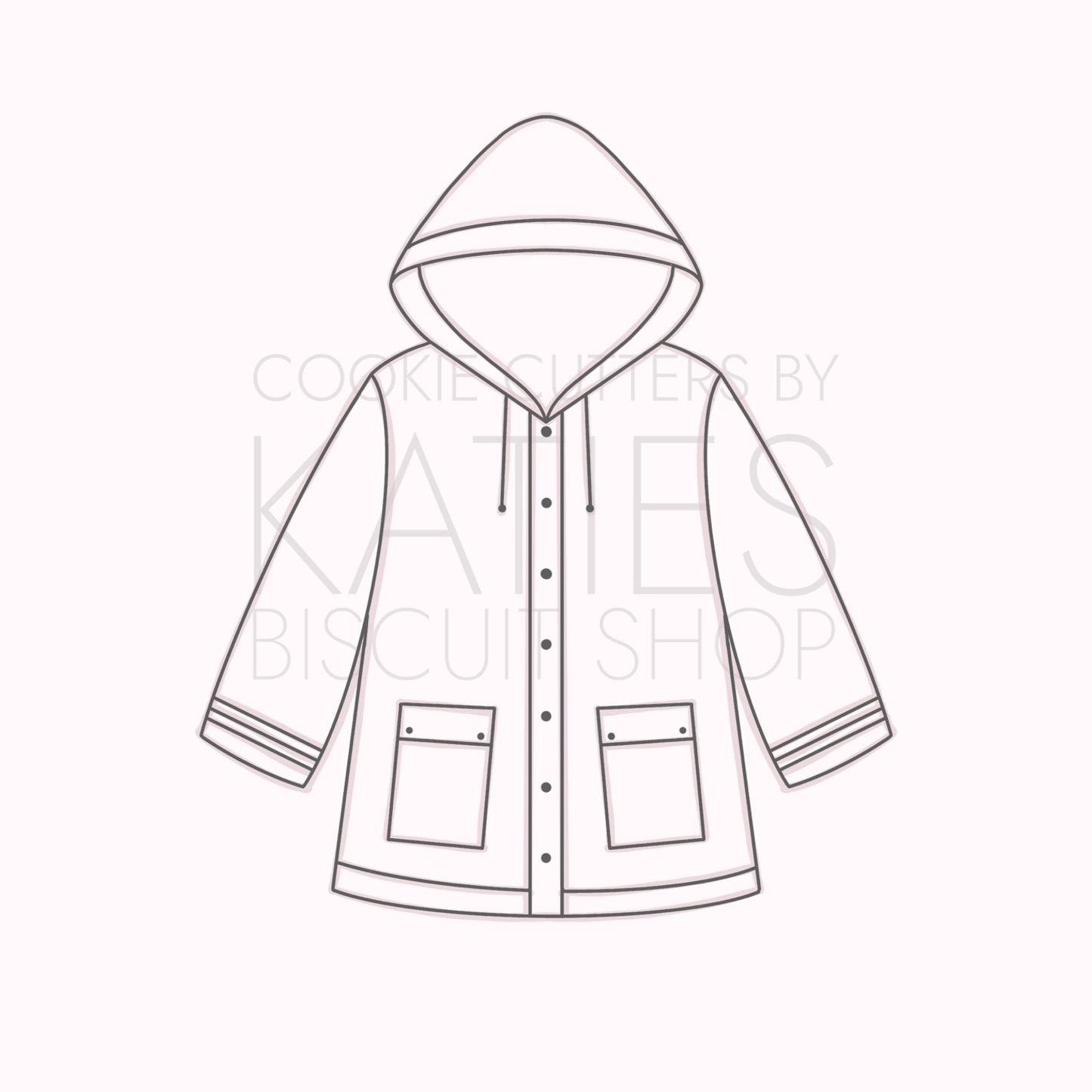 Raincoat Cookie cutter
