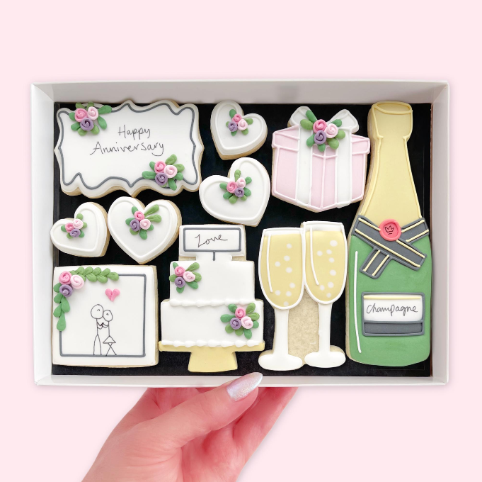 Anniversary Iced Biscuits