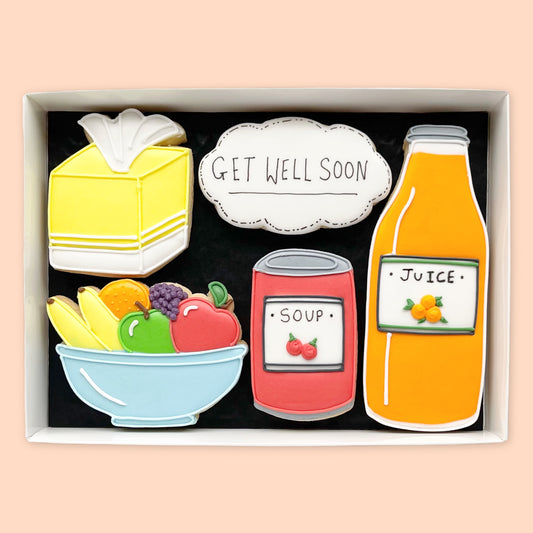 Get Well Soon Iced Biscuits