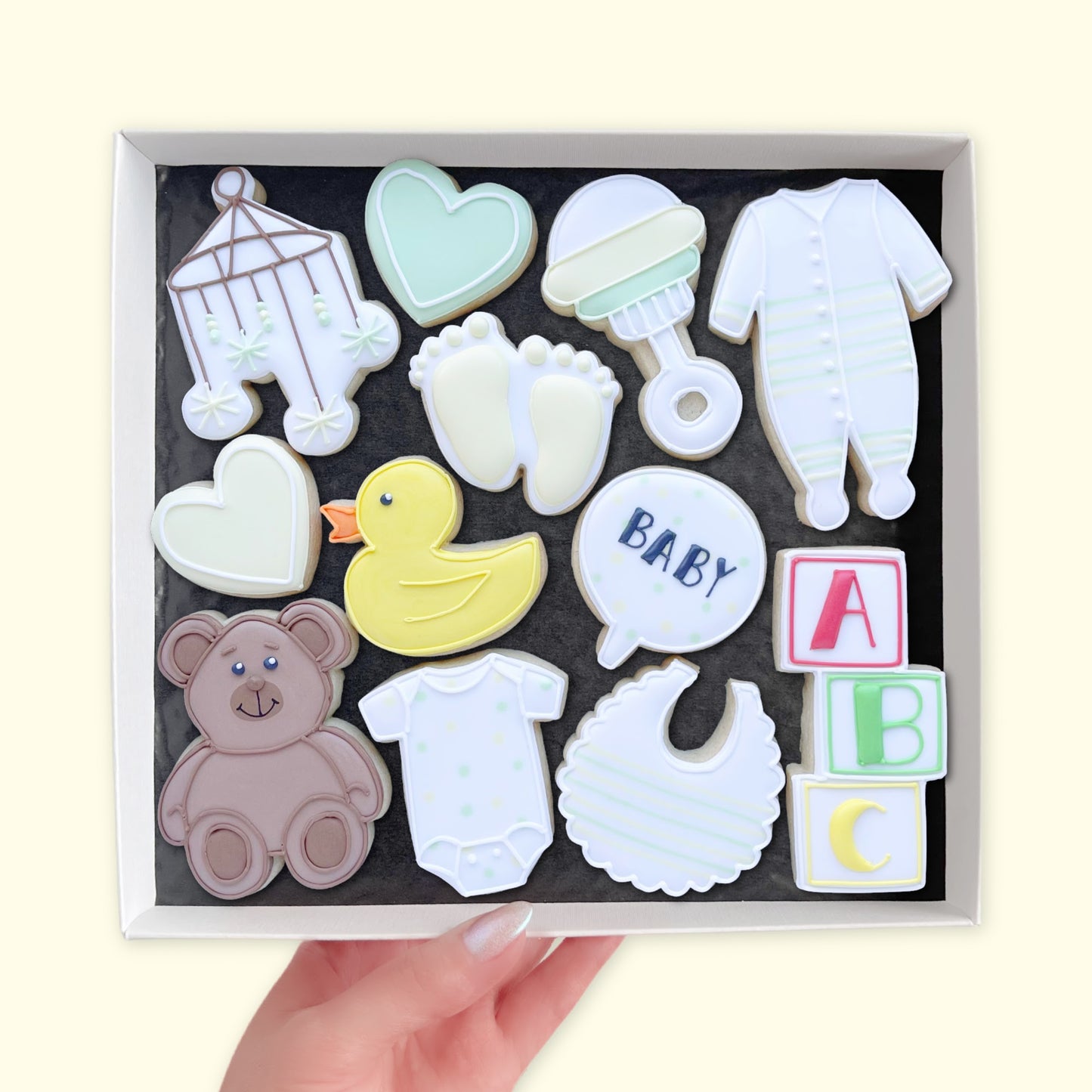 New Baby Iced Biscuits