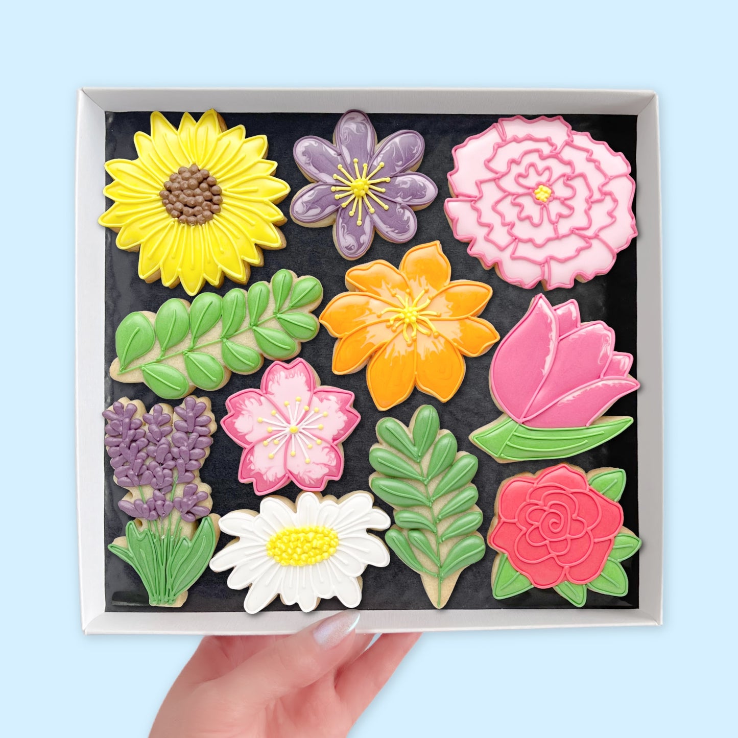 Floral Iced Biscuits